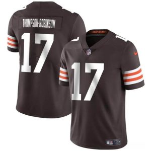 Cleveland Browns #17 Dorian Thompson-Robinson Brown Vapor Untouchable Limited Stitched Jersey