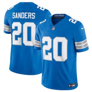 Detroit Lions #20 Barry Sanders Blue 2024 F.U.S.E. Vapor Limited Stitched Jersey
