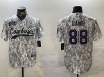 Dallas Cowboys #88 CeeDee Lamb 2024 Arctic Camo Salute To Service Stitched Jersey