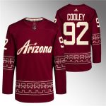 Arizona Coyotes #92 Logan Cooley Garnet Alternate Pro Jersey