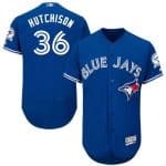 Blue Jays #36 Drew Hutchison Blue Flexbase Authentic Collection Stitched Jersey