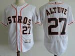 Houston Astros #27 Jose Altuve White Elite Stitched Jersey