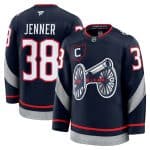 Columbus Blue Jackets #38 Boone Jenner Navy 2024-25 With C Patch Stitched Jersey