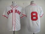 Red Sox #8 Carl Yastrzemski White 1936 Turn Back The Clock Stitched Jersey