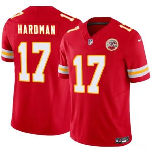 Kansas City Chiefs #17 Mecole Hardman Red 2024 F.U.S.E. Vapor Untouchable Limited Stitched Jersey