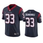 Houston Texans #33 Dare Ogunbowale Navy Vapor Untouchable Limited Stitched Jersey