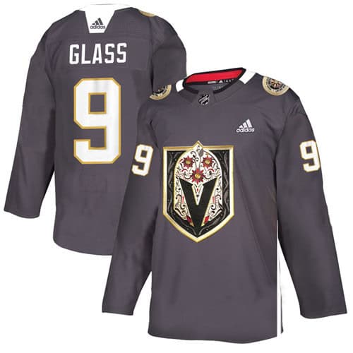 Vegas Golden Knights #9 Cody Glass Grey Latino Heritage Night Stitched Jersey