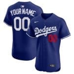 Los Angeles Dodgers Customized Authentic Stitched MLB Jersey