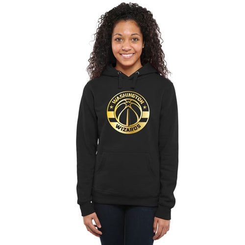 Washington Wizards Gold Collection Pullover Hoodie Black