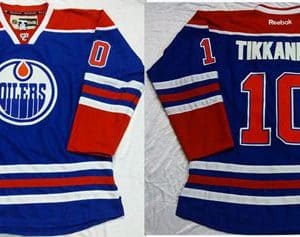 Oilers #10 Esa Tikkanen Light Blue Stitched Jersey