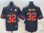 Kansas City Chiefs #32 Nick Bolton Black Red Gold Vapor Untouchable Limited Stitched Jersey