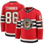 Chicago Blackhawks #86 Teuvo Teravainen Red 2024-25 Winter Classic Stitched Jersey