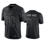 Buffalo Bills Custom Black Reflective Limited Stitched Jersey