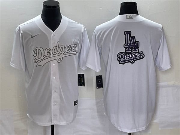 Los Angeles Dodgers Big Logo In Back Weekend Stitched Jersey