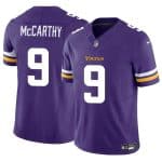 Minnesota Vikings #9 J.J. McCarthy Purple 2024 Draft F.U.S.E. Vapor Untouchable Limited Stitched Jersey