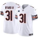 Chicago Bears #31 Kevin Byard III White 2024 F.U.S.E. With 1-Star C Patch Vapor Untouchable Limited Stitched Jersey