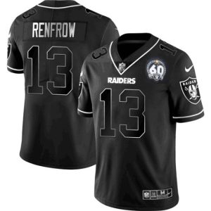 Las Vegas Raiders #13 Hunter Renfrow Black Shadow Vapor Limited Stitched Jersey