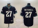 Philadelphia Eagles #27 Quinyon Mitchell Black Vapor Untouchable Limited Stitched Jersey