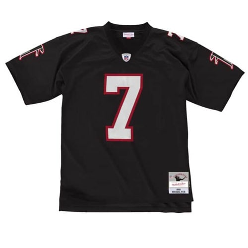 Atlanta Falcons #7 Michael Vick Black 2002 Stitched Jersey