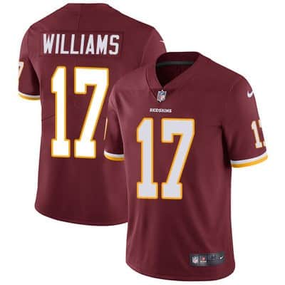 Washington Commanders #17 Doug Williams Burgundy Stitched Jersey