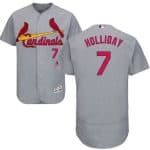 Cardinals #7 Matt Holliday Grey Flexbase Authentic Collection Stitched Jersey