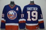 Islanders #19 Bryan Trottier Stitched Baby Blue CCM Throwback Jersey