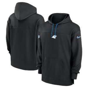 Carolina Panthers Black Performance Pullover Hoodie
