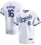 Kansas City Royals #16 Hunter Renfroe White 2024 Home Limited Cool Base Stitched Jersey