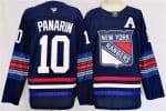 New York Rangers #10 Artemi Panarin Navy 2024-25 Stitched Jersey