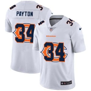 Chicago Bears #34 Walter Payton White Stitched Jersey
