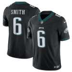 Philadelphia Eagles #6 DeVonta Smith Black 2023 F.U.S.E. Vapor Untouchable Limited Stitched Jersey