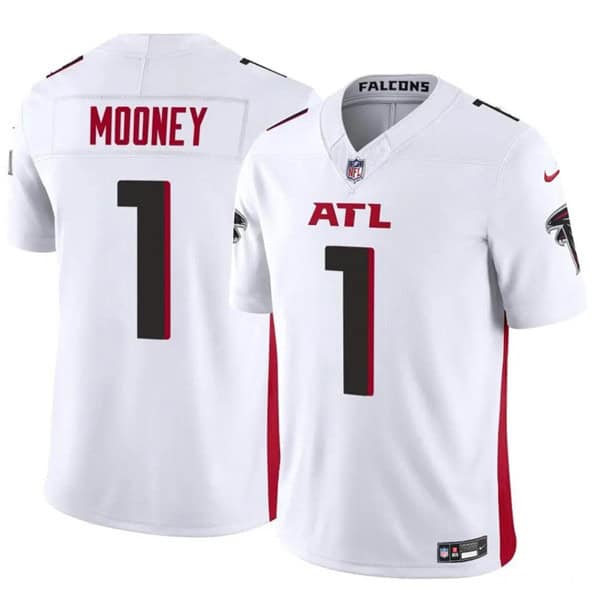 Atlanta Falcons #1 Darnell Mooney White 2024 F.U.S.E. Vapor Untouchable Limited Stitched Jersey