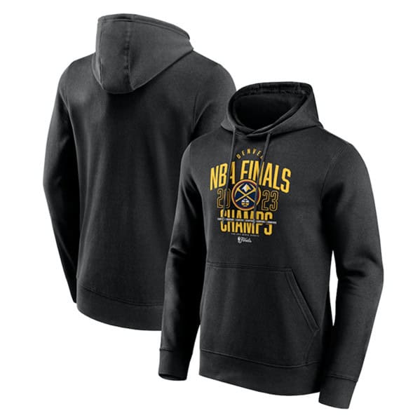 Denver Nuggets Black 2023 Champions Buzzer Graphic Hoodie