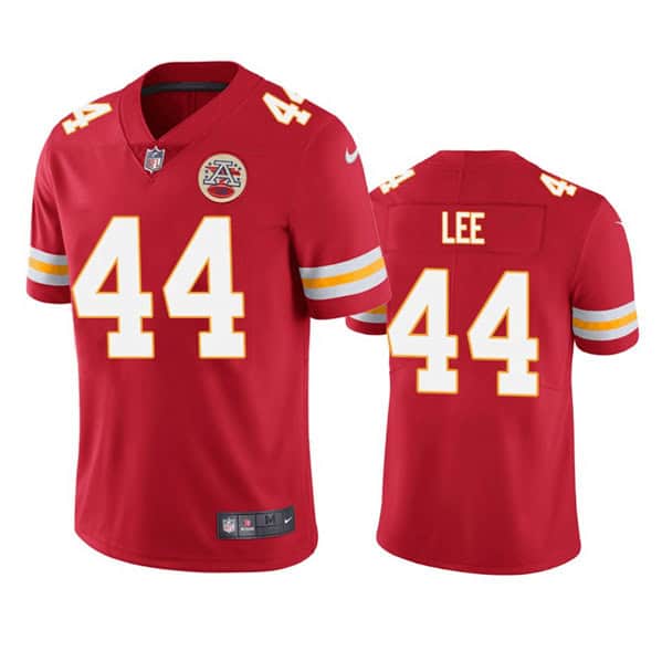 Kansas City Chiefs #44 Elijah Lee Red Vapor Untouchable Limited Stitched Jersey