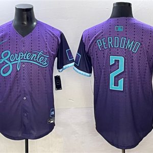 Arizona Diamondbacks #2 Geraldo Perdomo Purple 2025 City Connect Limited Stitched Jersey