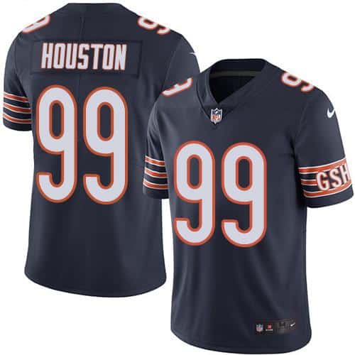 Bears #99 Lamarr Houston Navy Blue Stitched Limited Rush Nike Jersey