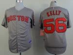 Red Sox #56 Joe Kelly Grey Cool Base Stitched Jersey