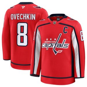 Washington Capitals #8 Alexander Ovechkin Red 2024-25 Home Stitched Jersey