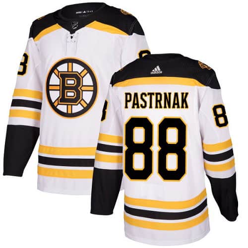 Boston Bruins #88 David Pastrnak White Stitched Adidas Jersey