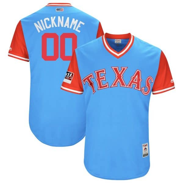 Texas Rangers 2018 Players' Weekend Flex Base Pick-A-Player Roster Jersey