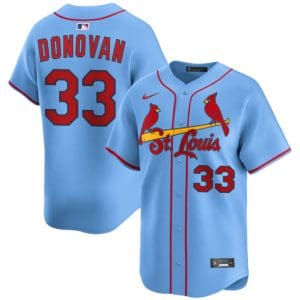 St. Louis Cardinals #33 Brendan Donovan Blue Alternate Limited Stitched Jersey