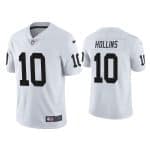 Las Vegas Raiders #10 Mack Hollins White Vapor Untouchable Limited Stitched Jersey
