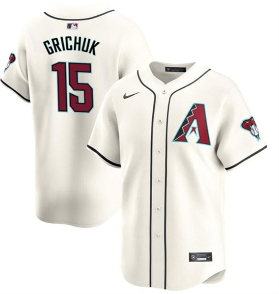Arizona Diamondbacks #15 Randal Grichuk 2023 24 Cream Cool Base Stitched Jersey