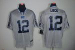 Indianapolis Colts #12 Andrew Luck Gray Limited Stitched Jersey