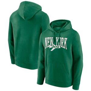 New York Jets Green Gridiron Classics Campus Standard Pullover Hoodie