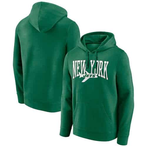 New York Jets Green Gridiron Classics Campus Standard Pullover Hoodie
