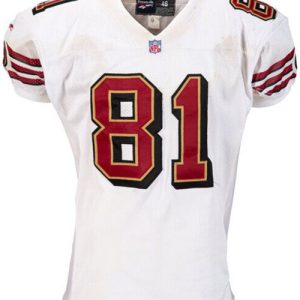 San Francisco 49ers #81 Terrell Owens White 1997-98 Stitched Jersey