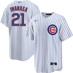 Chicago Cubs #21 Sh¨Âta Imanaga White Cool Base Stitched Jersey