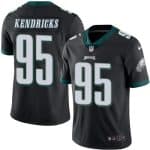 Eagles #95 Mychal Kendricks Black Stitched Limited Rush Nike Jersey