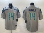 Seattle Seahawks #14 Sam Darnold Gray 2025 Vapor Limited Stitched Jersey